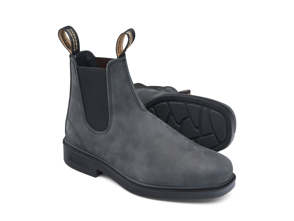 blundstone dress boots rustic black BLUNDSTONE 1325 CHELSEA BOOTS RUSTIC BLACK - KIDS