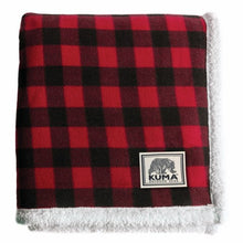Load image into Gallery viewer, Kuma Lumberjack Sherpa Throw
