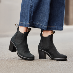 Blundstone 2460 Women's High Heel Black Nubuck