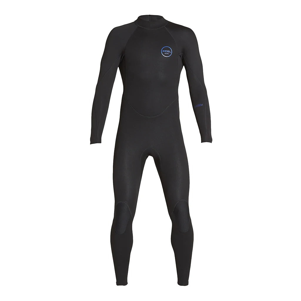Mens Axis Flatlock 3/2mm Back Zip Fullsuit